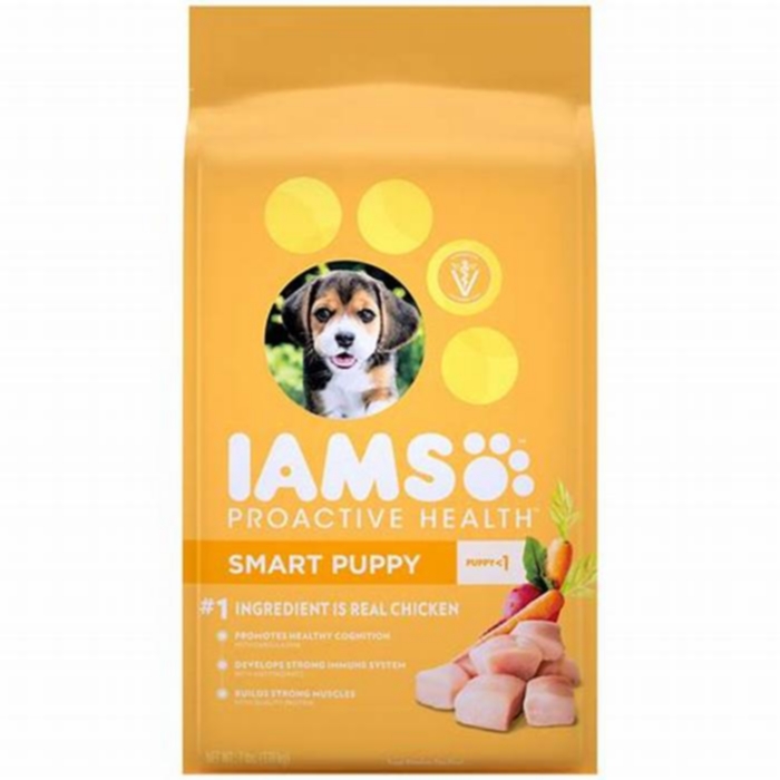 Do you soak IAMS puppy food?