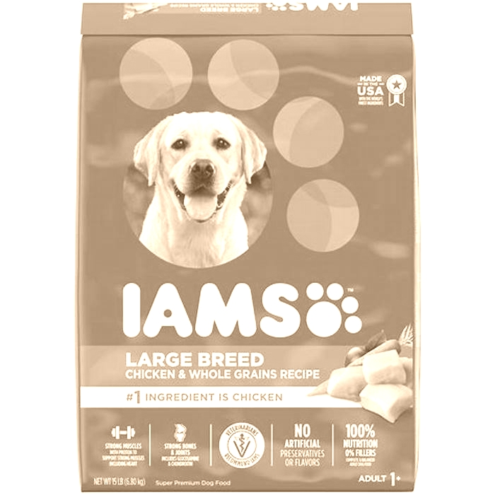 What is IAMS large breed dog food