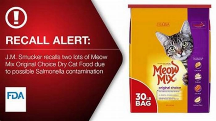 Why is Meow Mix being recalled